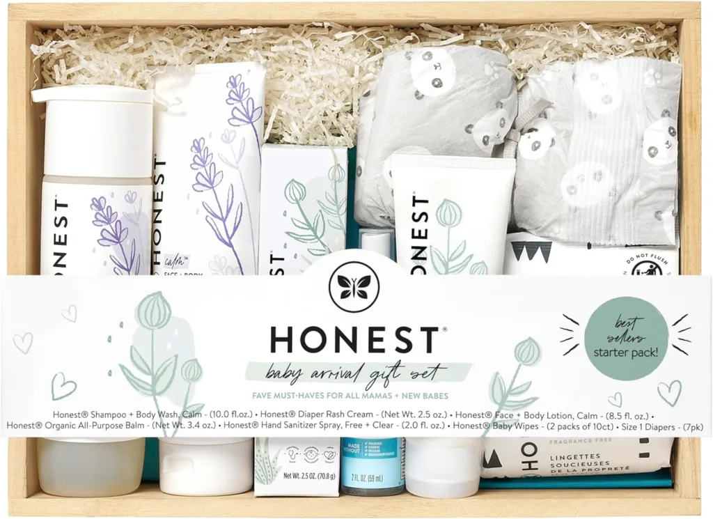 Newborn baby arrival gift set from Honest Co: Best baby gifts under $75 Newborn baby arrival gift set from Honest Co: Best baby gifts under $75