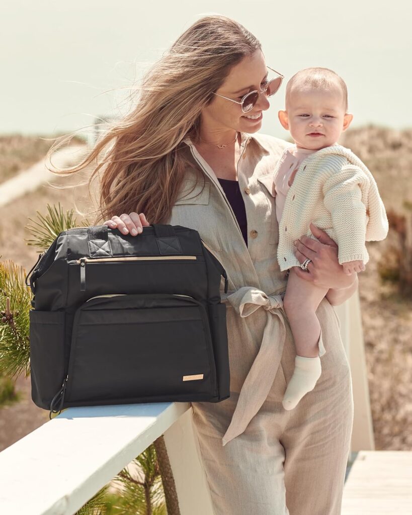 Best baby gifts under $75: SkipHop backpack diaper bag