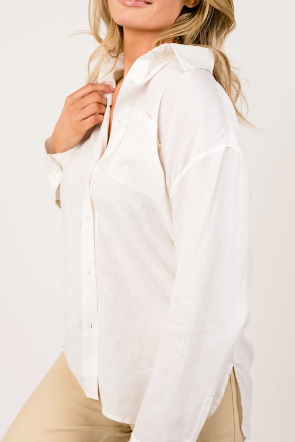 Favorites from the ABLE sale: Linen oversized button-down shirt