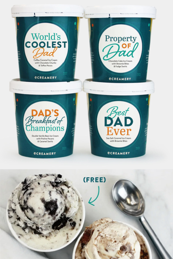 Foodie gifts for dads on sale right now: eCreamery Father's Day packs 25% off plus get 2 free pints