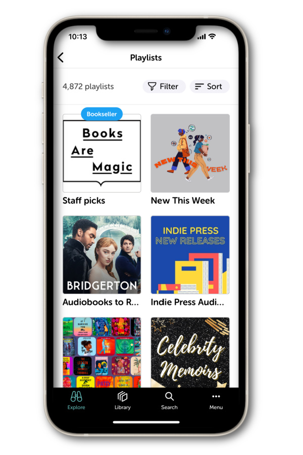 Libro fm playlists: Audiobook recos curated by experts and indie booksellers and sorted by category