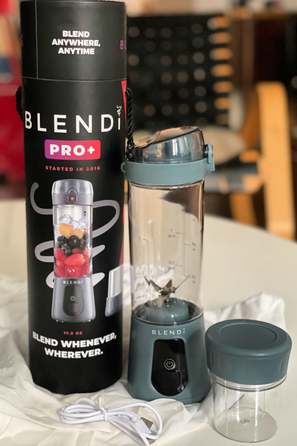 Blendi Pro Plus Blender lets you take single-serving smoothies and juices with you right from the blender