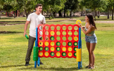 This giant Connect Four game that’s taken over suburban lawns this summer is on sale