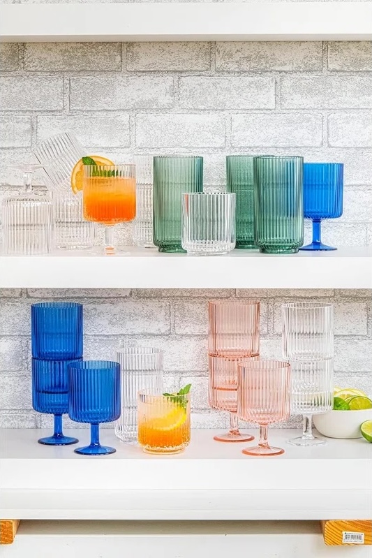 Outdoor drinkware on sale starting at $15/set at Wayfair