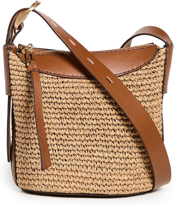 rag & bone Straw Bucket Bag on sale