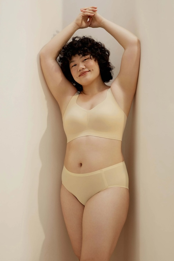 The Barely Zero Extra Support Bra from NEIWAI comes in adaptable sizes to adjust to size fluctuations through the month. Hooray! (sponsor)