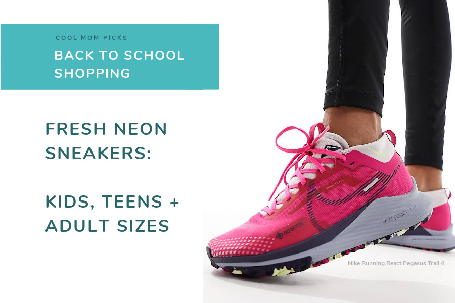 Fresh Olympic-inspired neon sneakers (with lots on sale) | Back to School Shopping