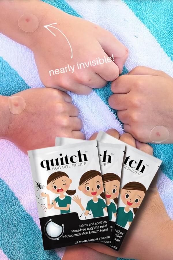 Quitch natural mosquito bite patches are amazing! Review at Cool Mom Picks