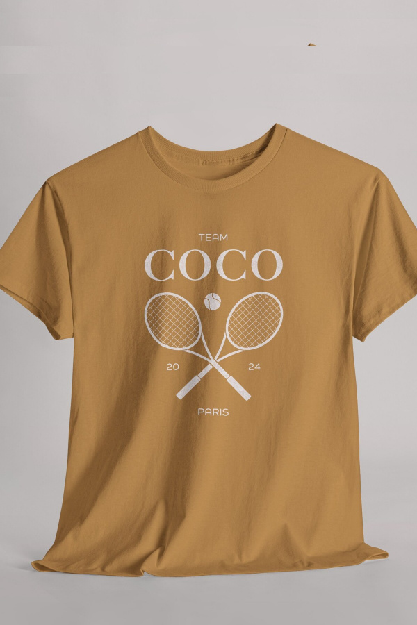 Team Coco Gauff shirt for girls in lots of cool colors