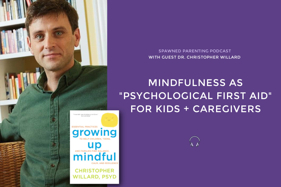 Parents are stressed. Kids are anxious. Dr. Chris Willard shares why mindfulness is "psychological first aid" for all of us.