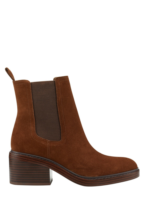 Fall 2024 shoe trends steals under $75: Suede chelsea boots from Marc Fisher