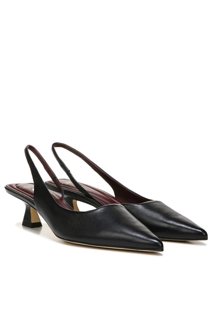 Anthropologie sale picks: Gorgeous kitten heel slingback pumps from Sarto Devin