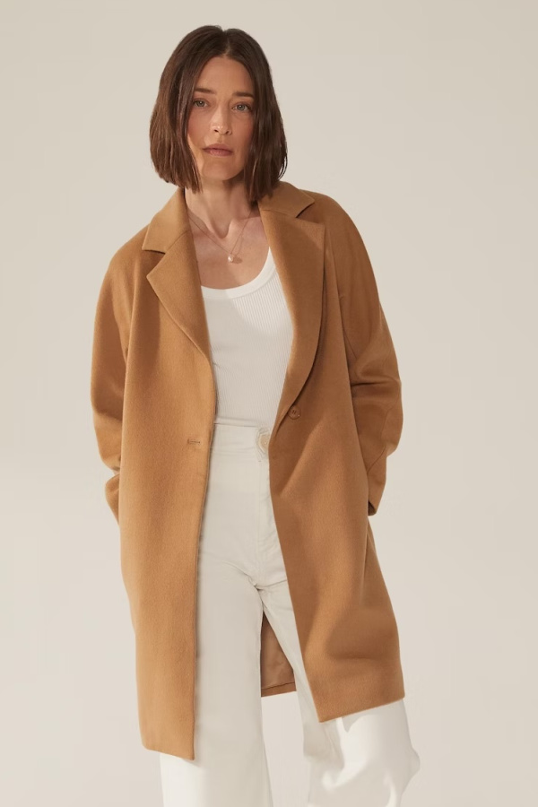 Favorite steals from Italic: This woman's luxury cashmere and wool button-down coat at a fraction of the price of designer brands (sponsor)