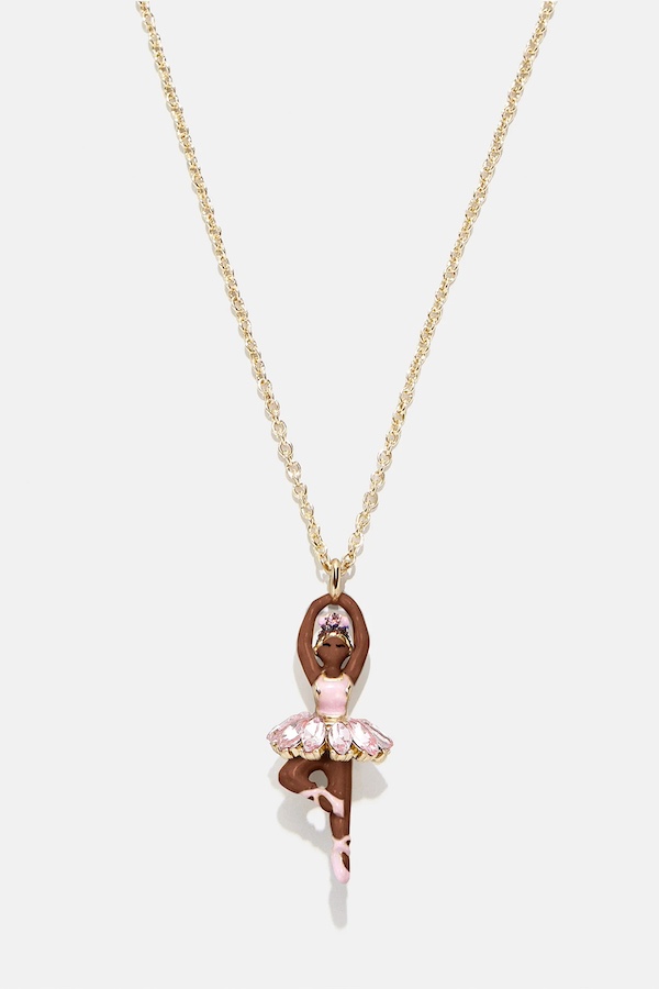 Gifts under $15 for kids: Ballerina necklace at Bauble Bar