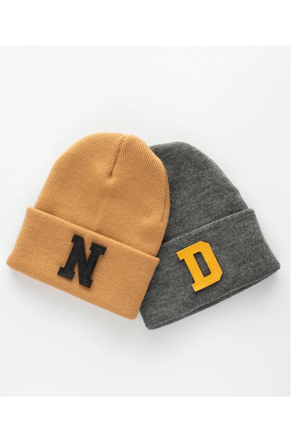 Gifts for kids under $15: custom initial beanie at Little & Bee