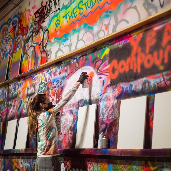 Spray Paint Class and other experience gift ideas for teens from Virgin Experiences