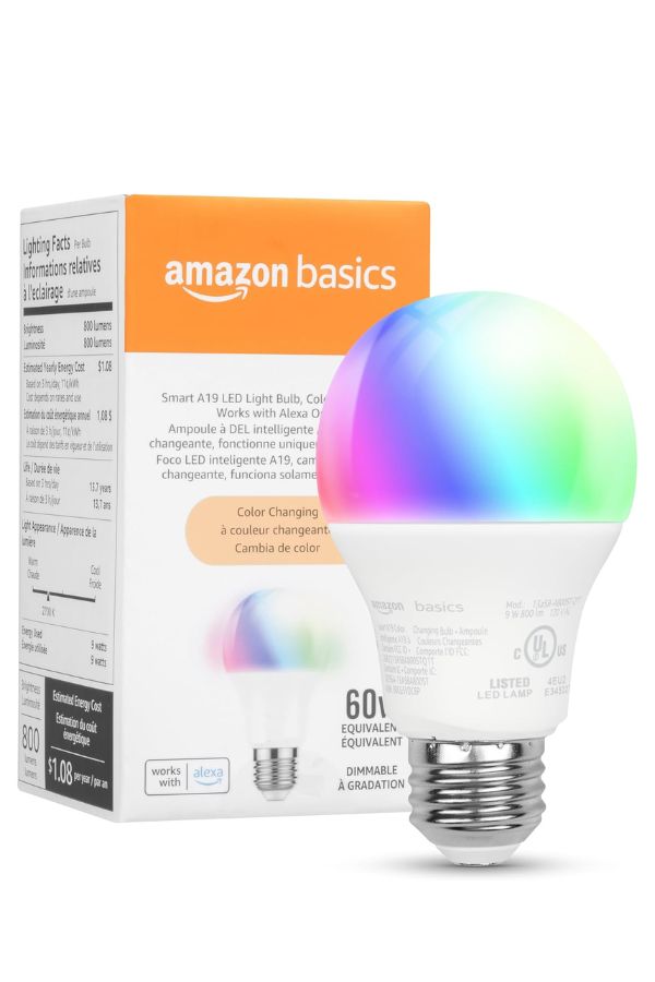 Amazon Basics Smart Bulb- Easy lighting upgrades