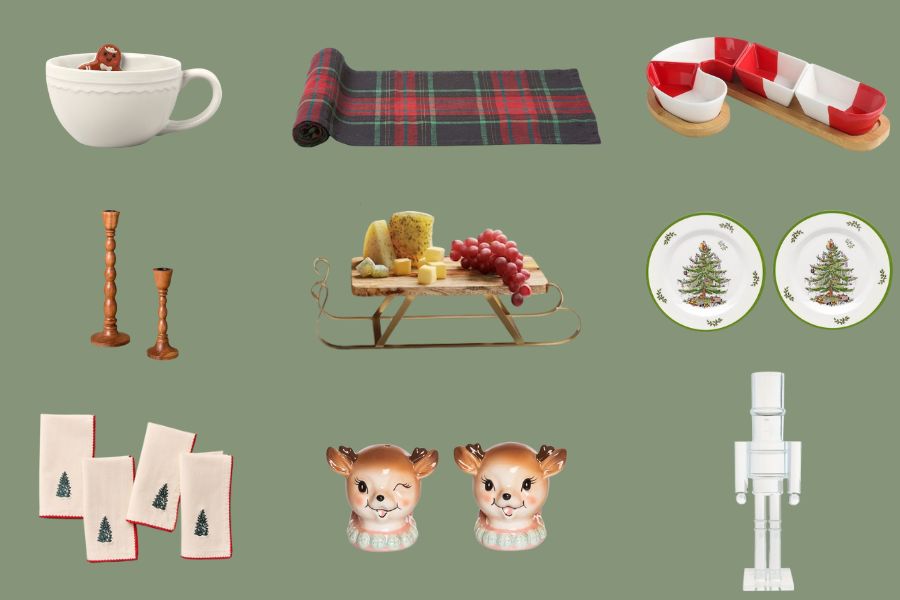 Our favorite festive, budget-friendly Christmas table decor finds