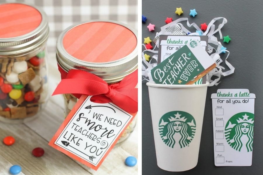 12 of the best Teacher Appreciation Day printables for tasty food gifts