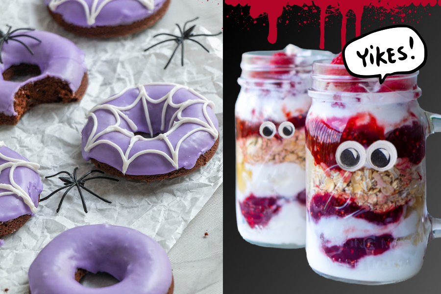 8 suuuuper easy, healthy Halloween treats that won't take you all day to make.