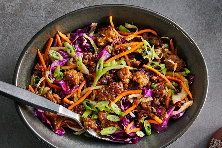 Tasty "egg roll in a bowl," our weekly Weight Watchers recipe